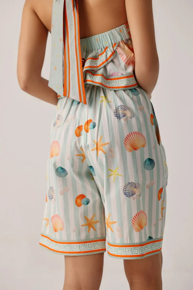 Gia Bermuda - Seaborn poplin by NOIB for women Worldwide