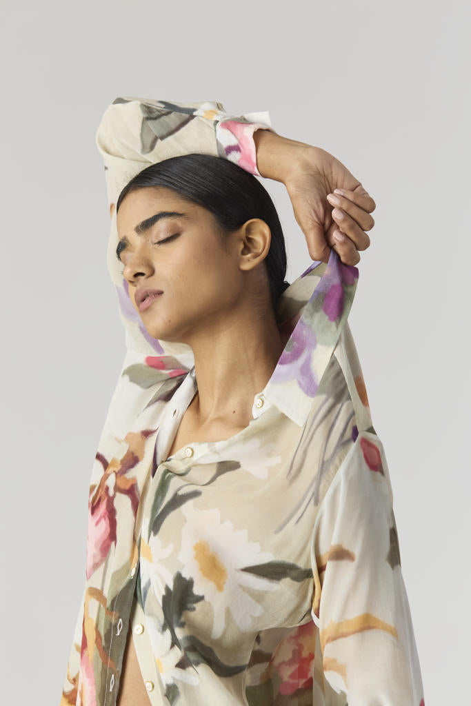 GIA CO-ORD SET by Yam in mint color for women Worldwide