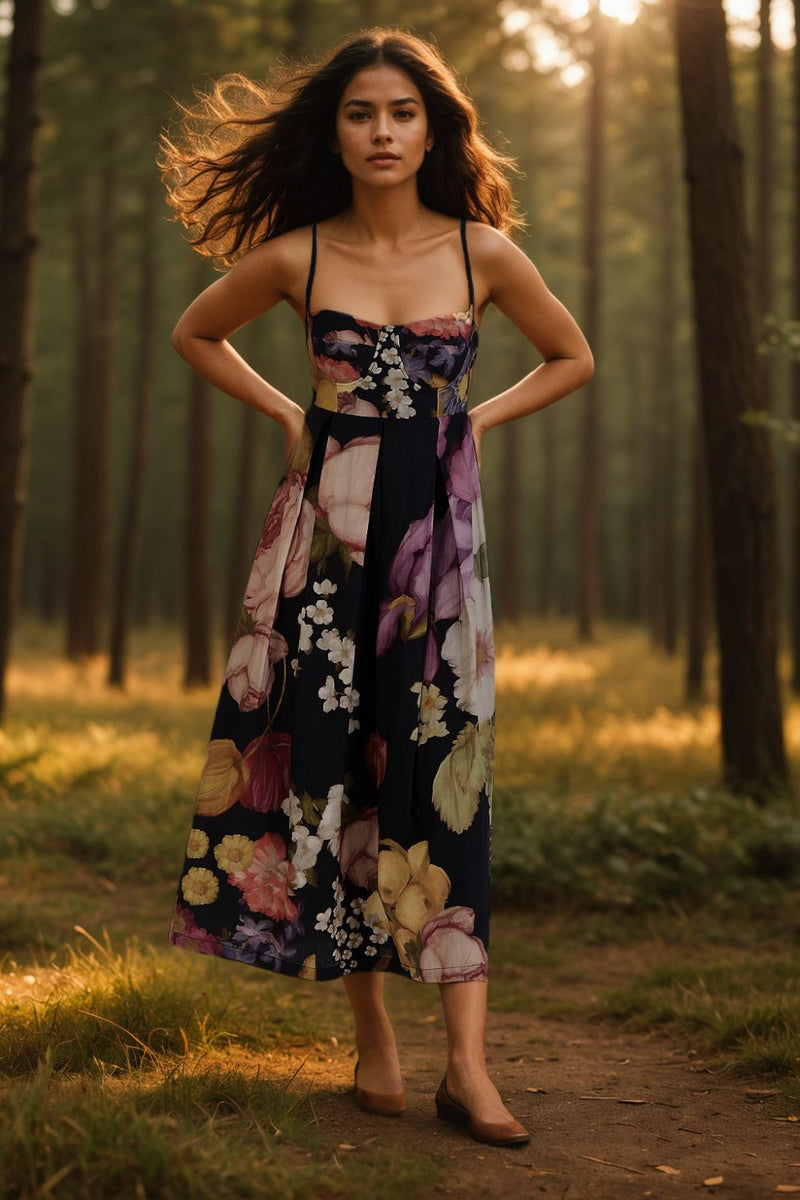 GLORY BLACK BRALETTE DRESS satin by Yam for women Worldwide