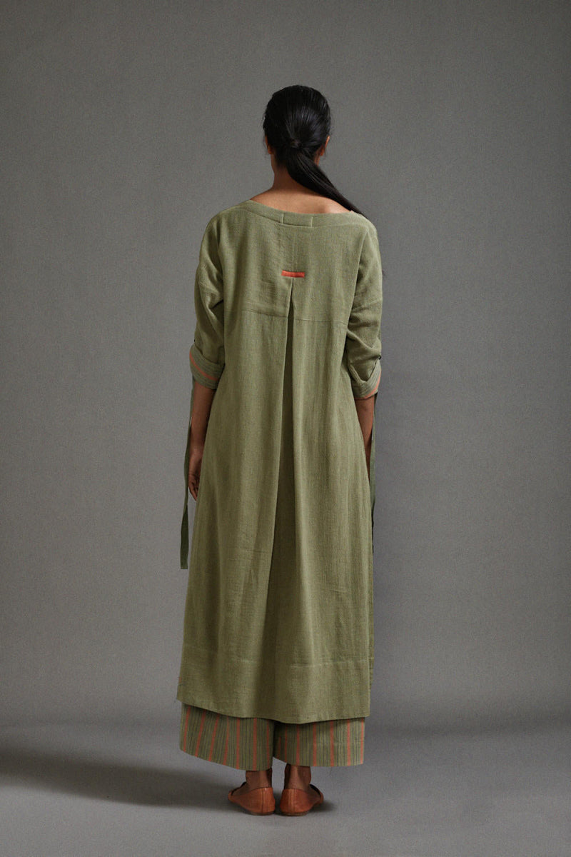 Green New Ruka Tunic cotton by Mati in green color for women Worldwide