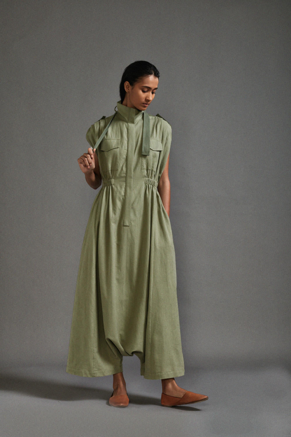 Green Safari Sphara Jumpsuit