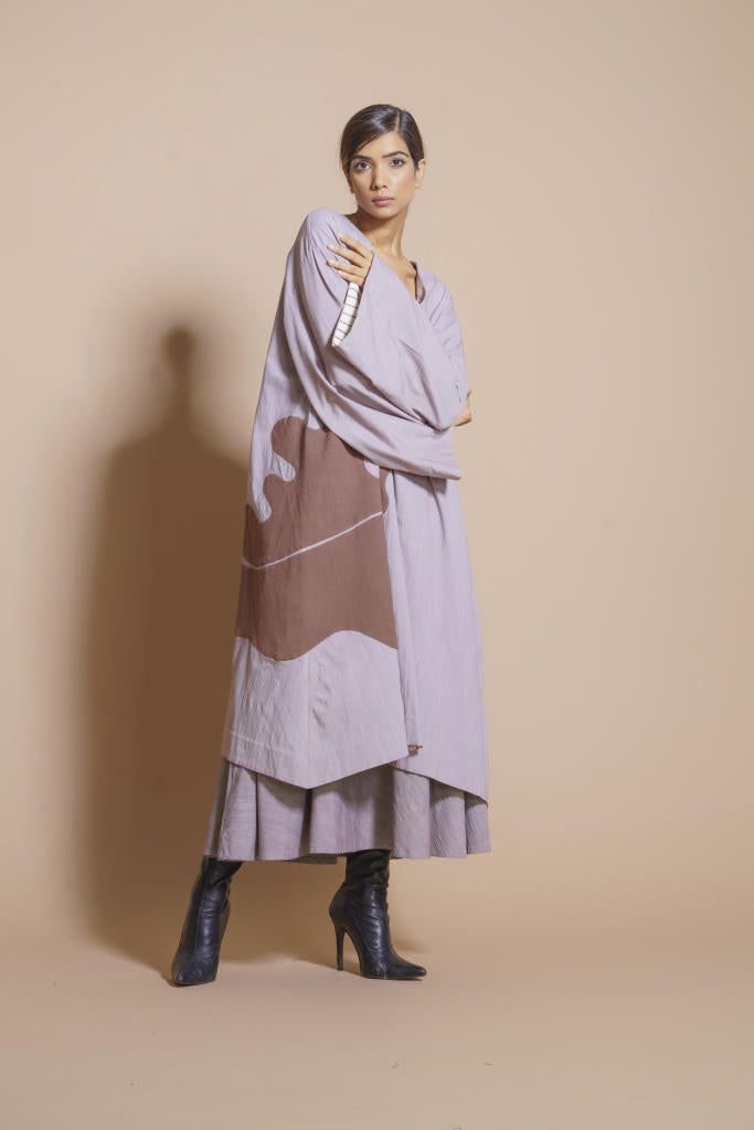 Gunpowder Tunic cotton matty kaftans and tunics by Stoique in steel grey, terracotta for women Worldwide