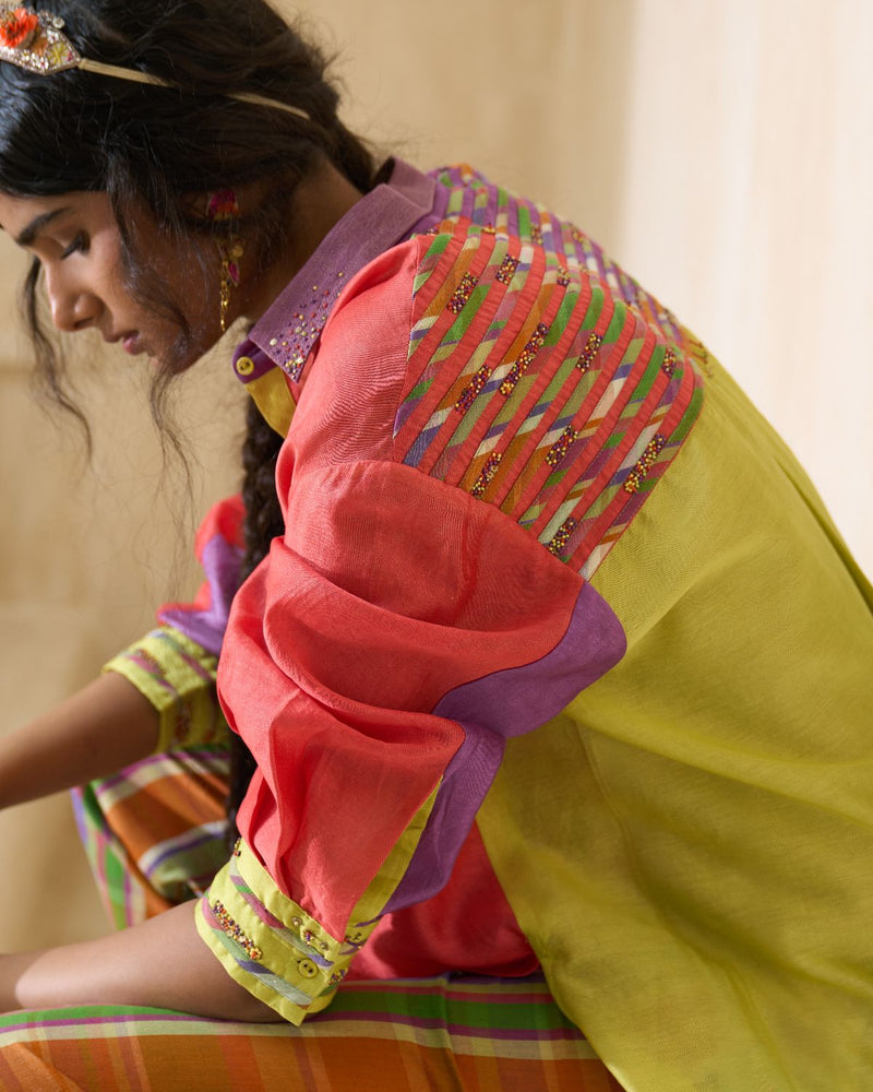 Hazel Set cotton by SWATTI KAPOOR in multi color for women Worldwide