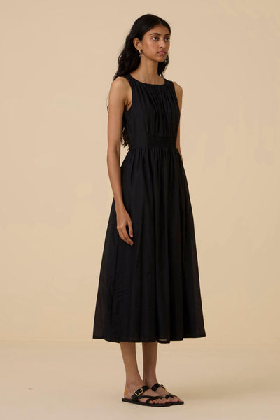 Hafa Black Sleeveless Dress