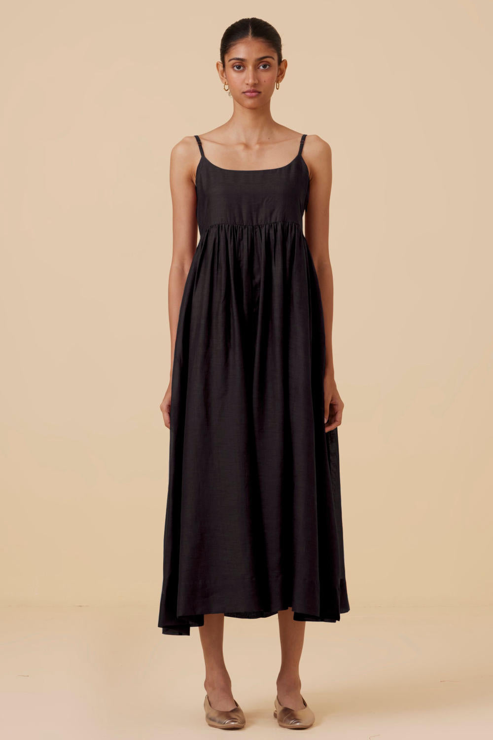 Hamza Black Sleeveless Dress