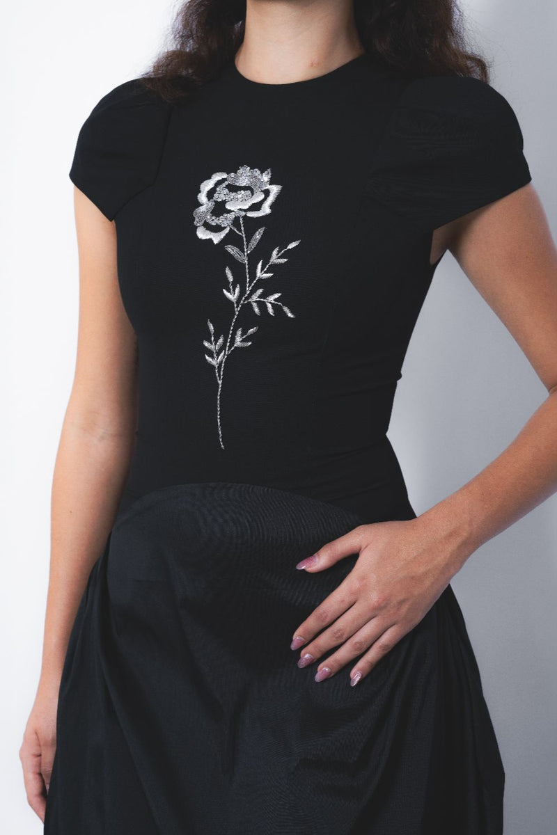 Hana Dress - Black by Leh Studios in black color for women Worldwide