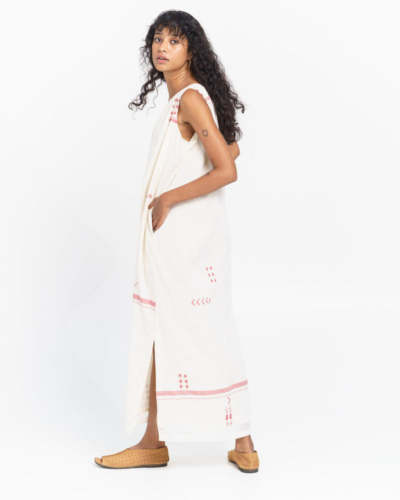 Handwoven jamdani summer beach tunic