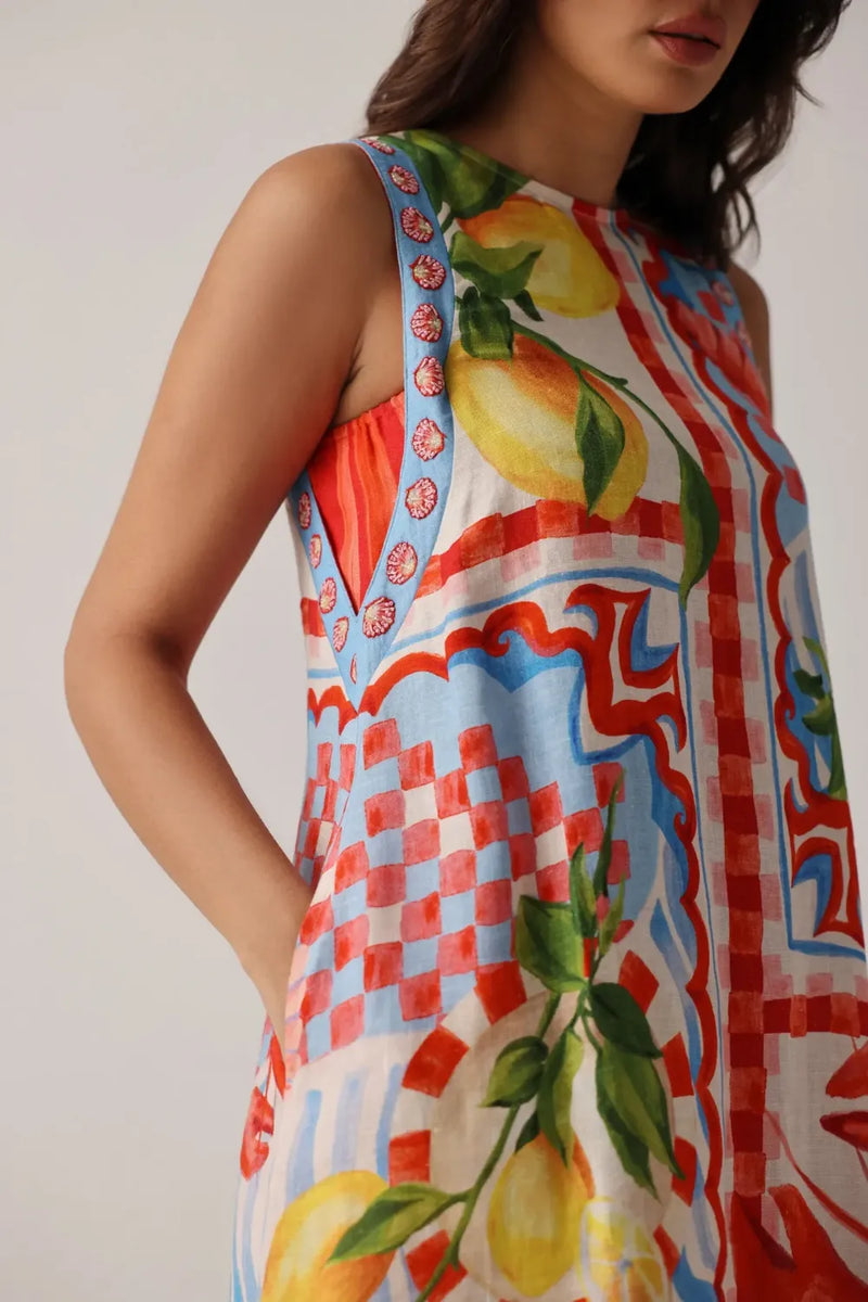 Harper Mini - Summer Zest all linen by NOIB for women Worldwide