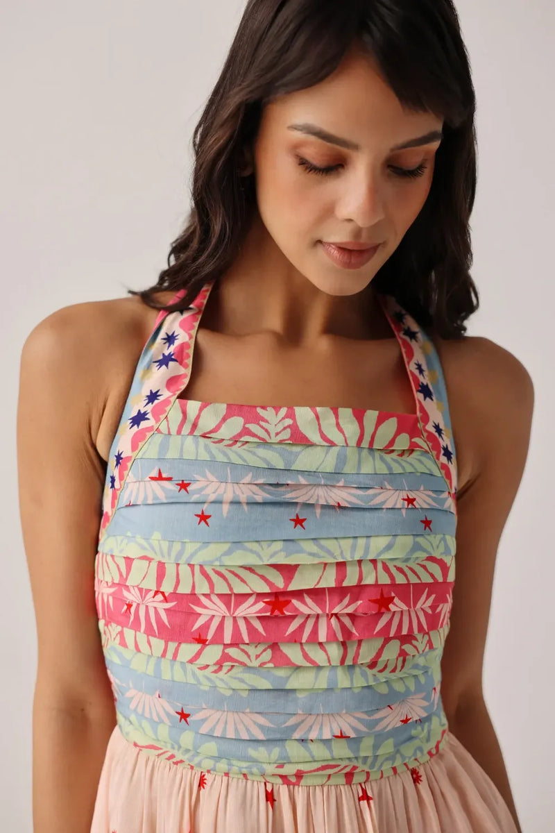Hazel Midi - Ananas all linen by NOIB for women Worldwide