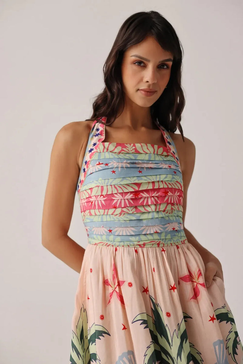 Hazel Midi - Ananas all linen by NOIB for women Worldwide