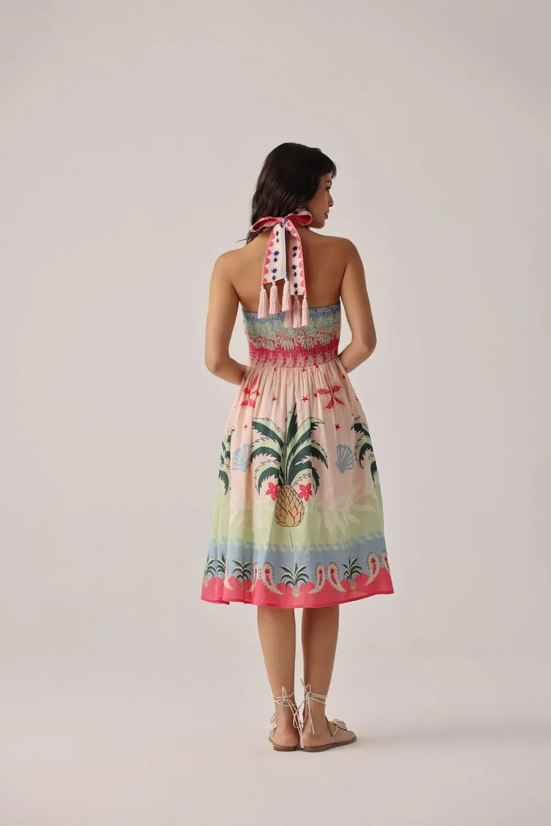 Hazel Midi - Ananas all linen by NOIB for women Worldwide
