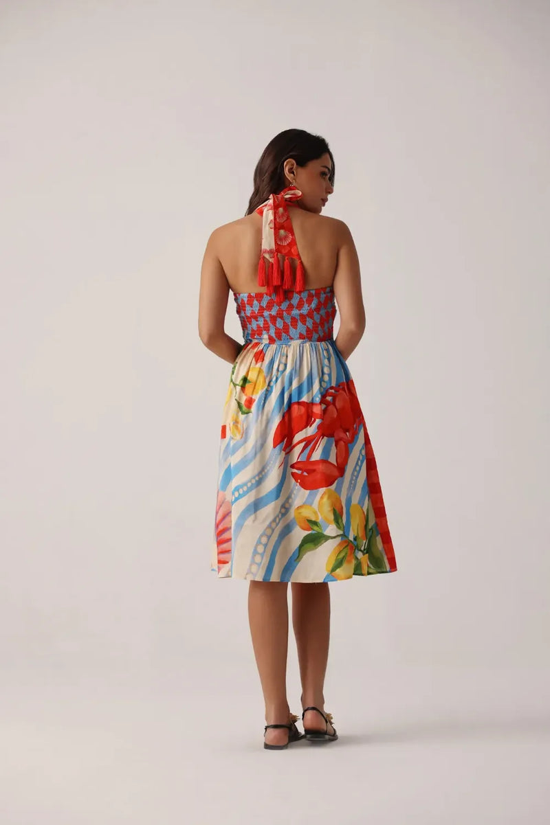 Hazel Midi - Summer Zest all linen by NOIB for women Worldwide