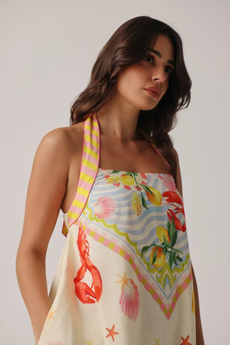 Hazel Mini - Summer Zest all linen by NOIB for women Worldwide