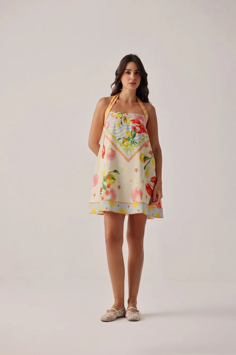 Hazel Mini - Summer Zest all linen by NOIB for women Worldwide