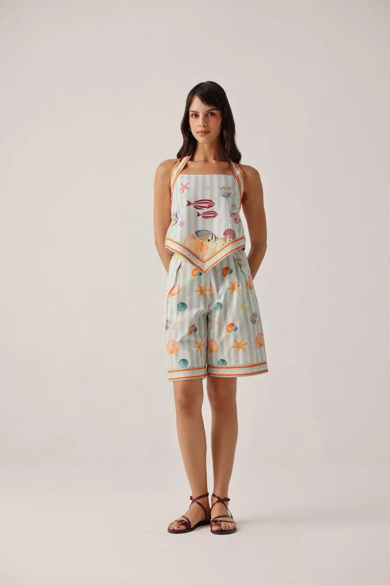 Hazel Top - Seaborn poplin by NOIB for women Worldwide