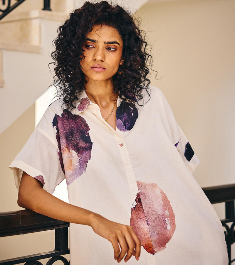 Heartfelt Musings cotton by Khara Kapas in white for women Worldwide