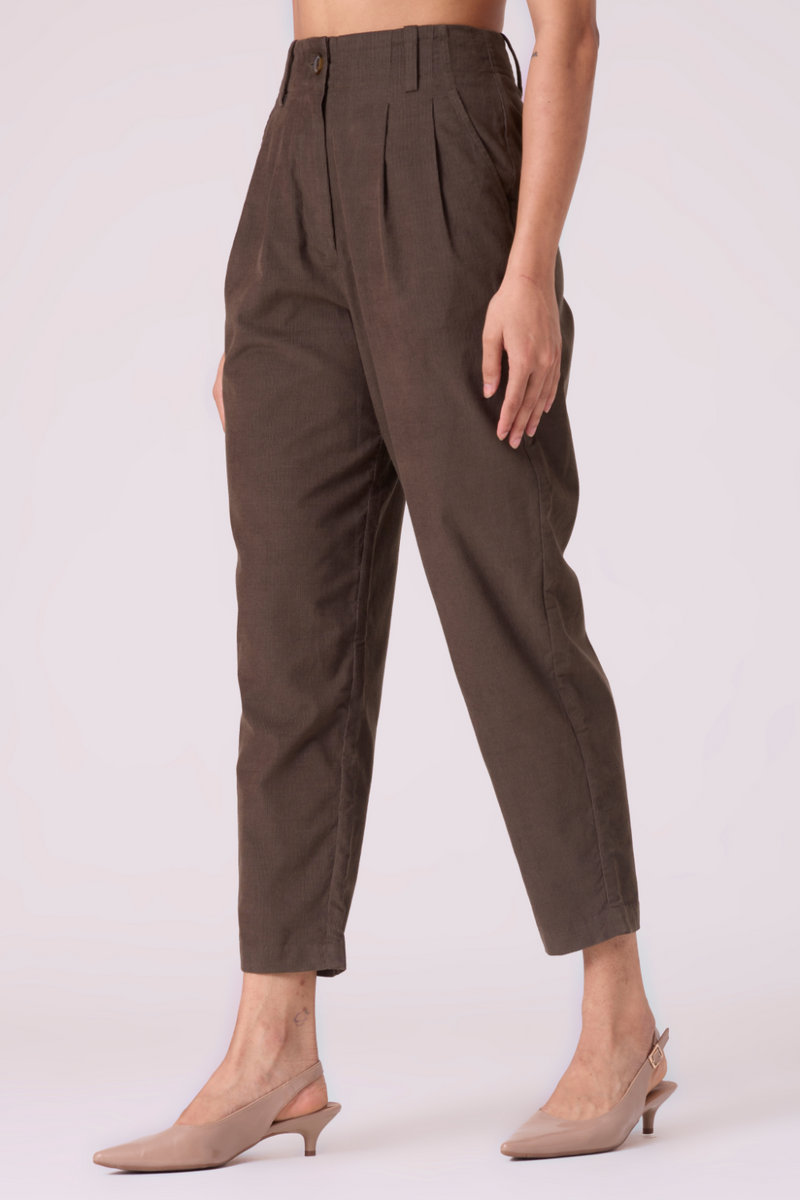Helk Olive Needlecord Pants cotton by The Summer House in olive color for women Worldwide