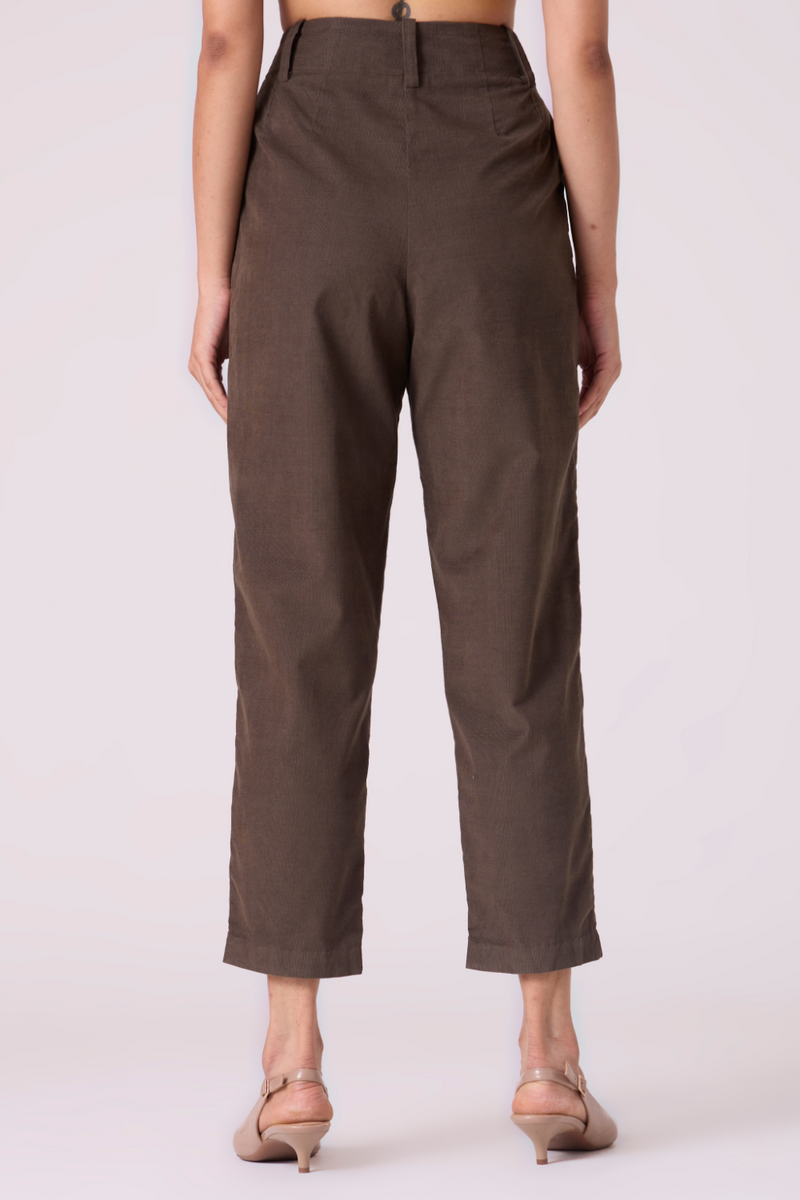 Helk Olive Needlecord Pants cotton by The Summer House in olive color for women Worldwide