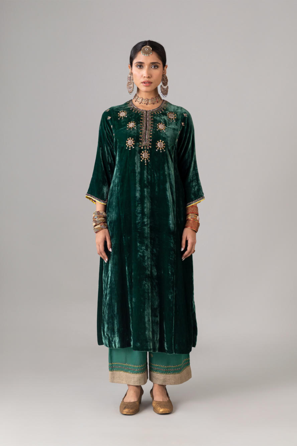 Hisar Green Kurta