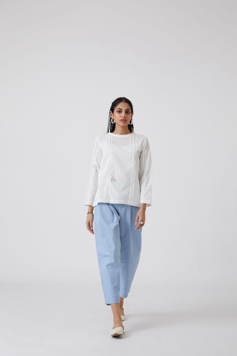 Hurit - Top Top & Tunics by The Summer House in white color for women Worldwide