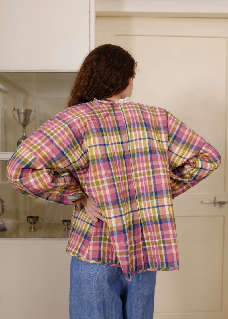 Dean Jacket handwoven cotton jacket/overlay by MASON AND MILL in multi-color for women Worldwide