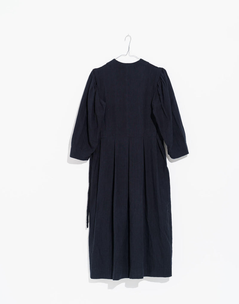 Iconic wrap - around midi dress - Black Dress by World of Crow in black color for women Worldwide