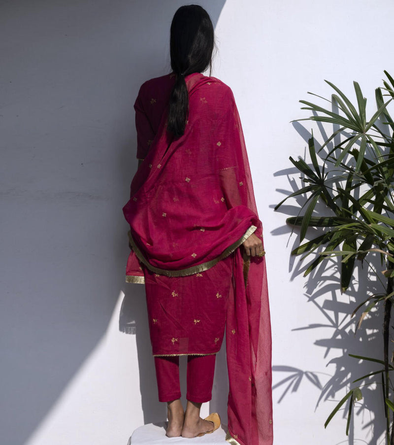Inayat kurta-set cotton Kurta/Kurta Sets by Khara Kapas for women Worldwide