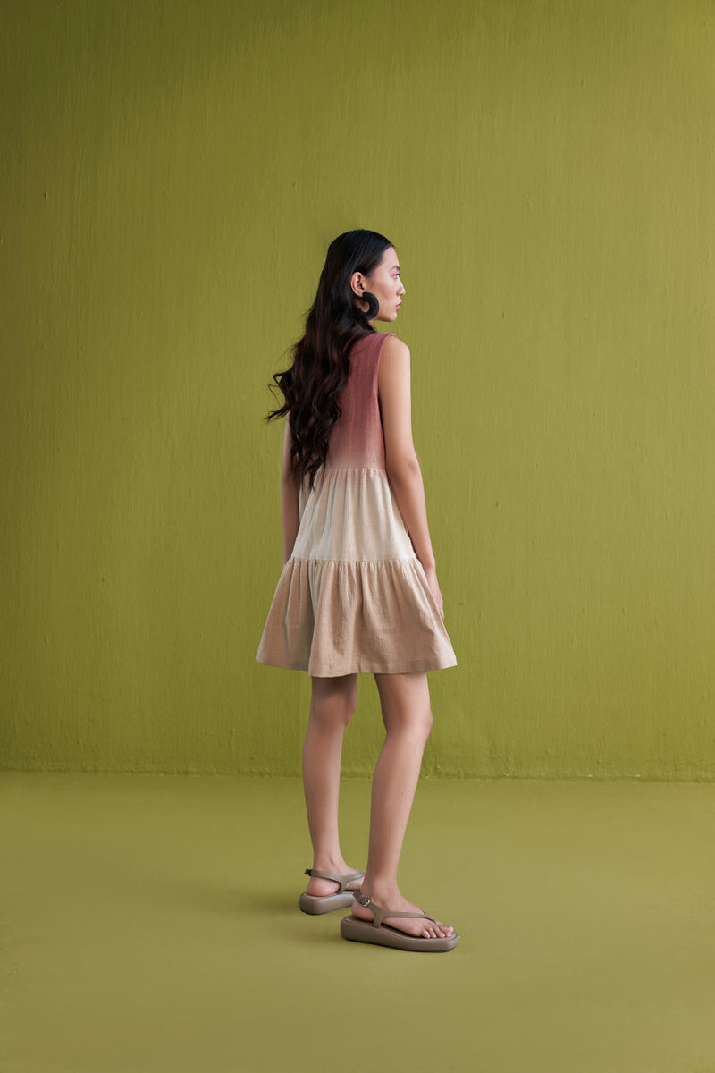 Island Sun Mini Kala Cotton dress cotton by SUI in pink color for women Worldwide