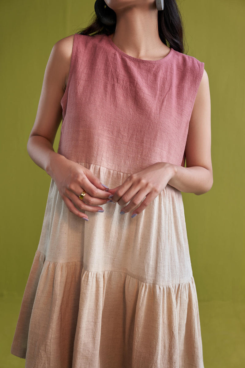 Island Sun Mini Kala Cotton dress cotton by SUI in pink color for women Worldwide