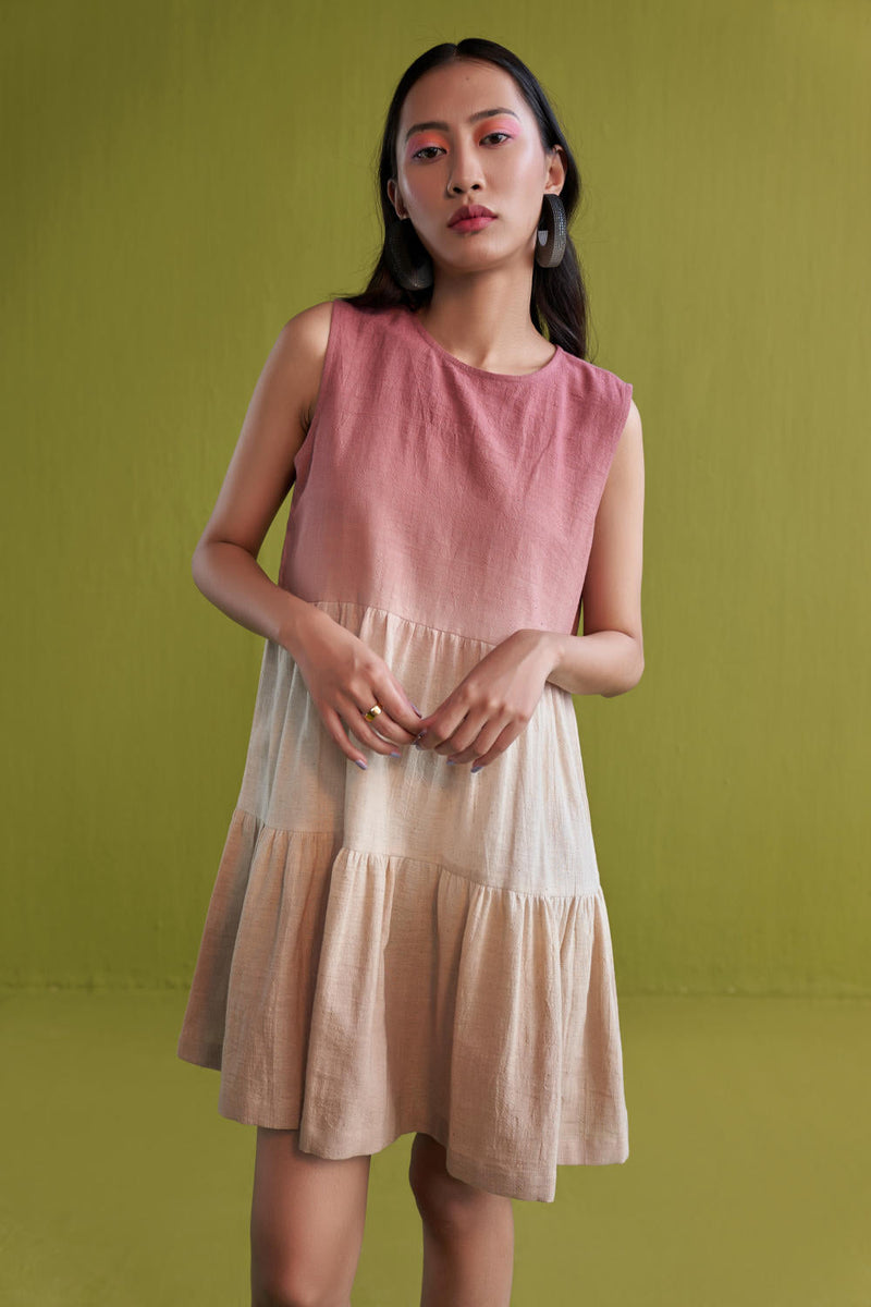 Island Sun Mini Kala Cotton dress cotton by SUI in pink color for women Worldwide