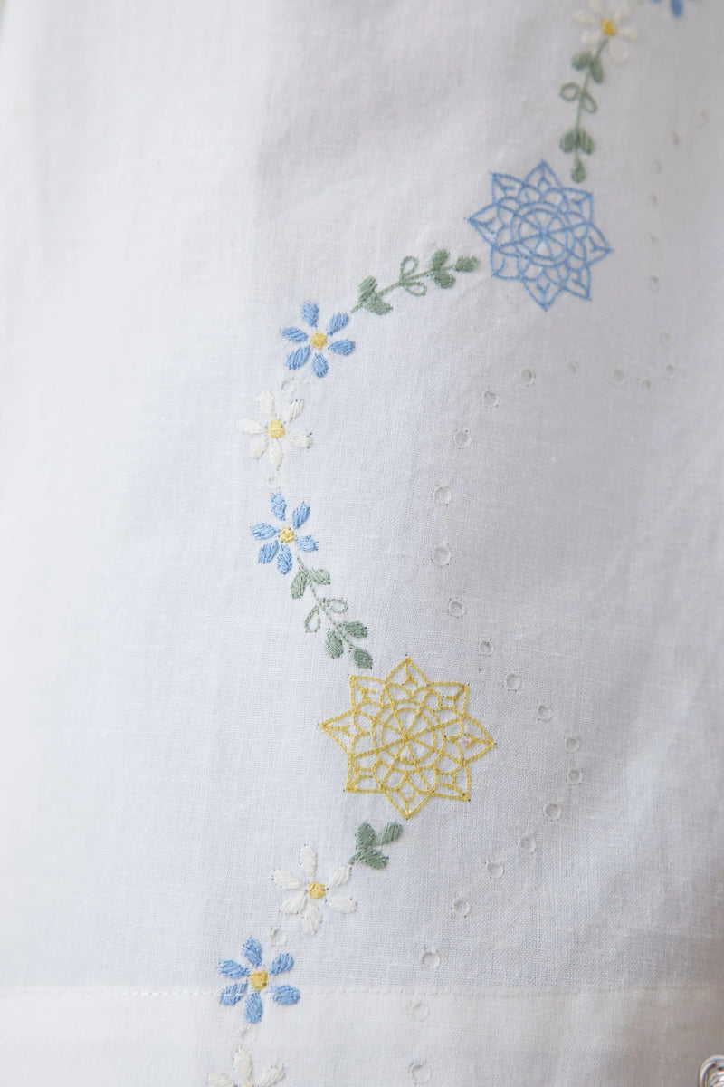 Issi Shirt handwoven khadi cotton top/shirt by The Summer House in white for women Worldwide