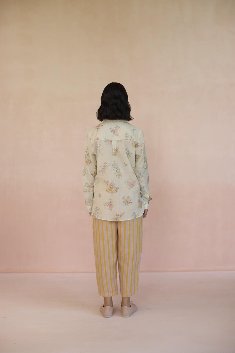 Holly Shirt cotton by Nadiya Paar in white color for women Worldwide