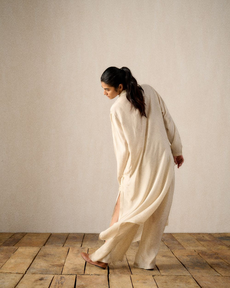 RAYI SILK KURTA SET silk by Ituvana for women Worldwide