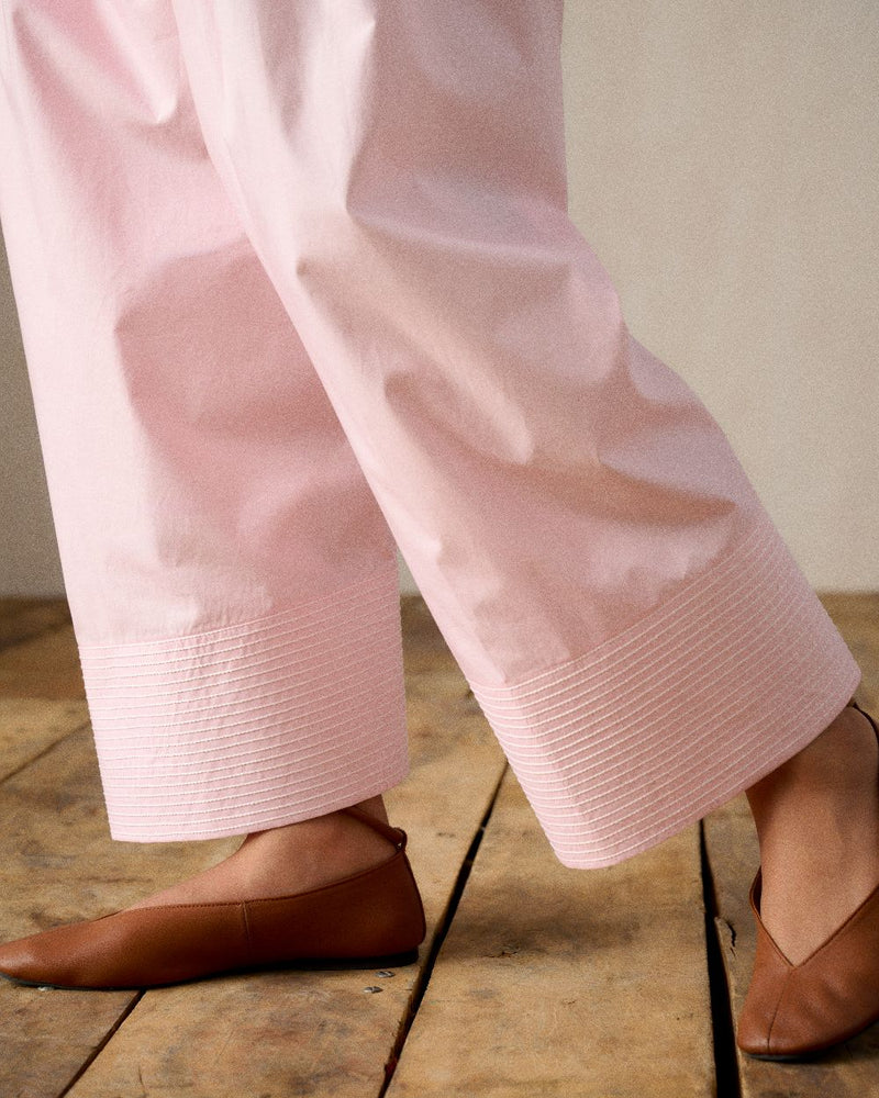 NEELIMA FARSHI SALWAR SET 100% cotton by Ituvana in white color for women Worldwide