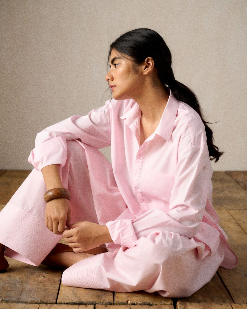 NEELIMA FARSHI SALWAR SET 100% cotton by Ituvana in white color for women Worldwide