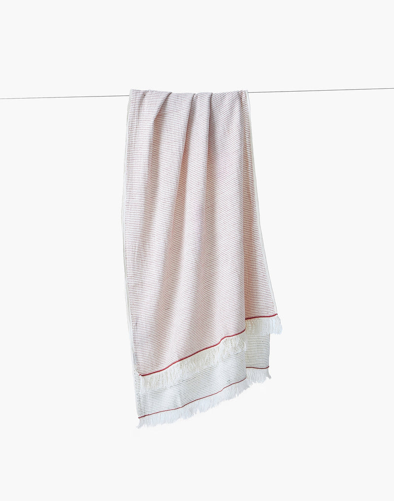 Ivory Blush Classic Stole cotton by World of Crow in multi color for women Worldwide