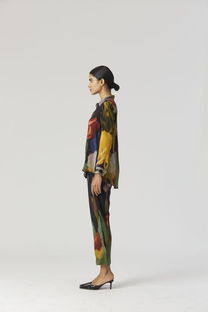 IVY CO-ORD SET by Yam in black color for women Worldwide
