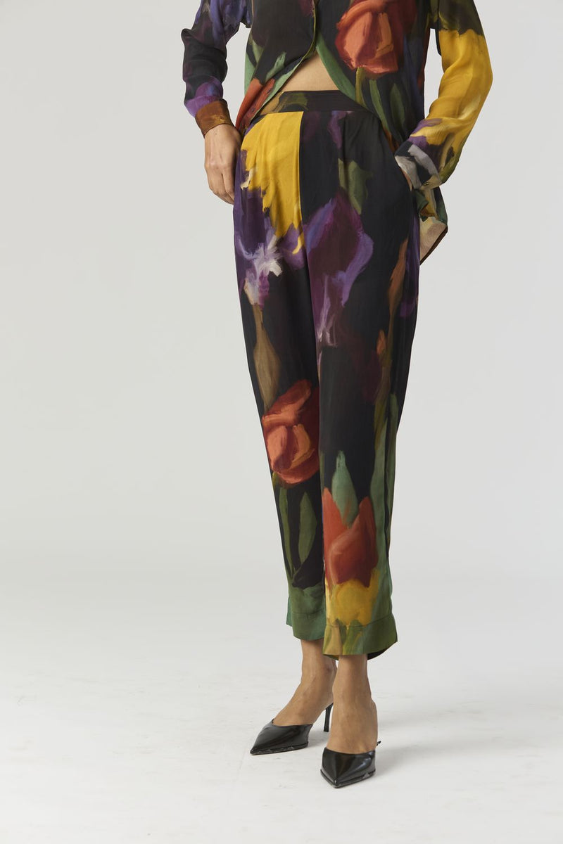 IVY CO-ORD SET by Yam in black color for women Worldwide