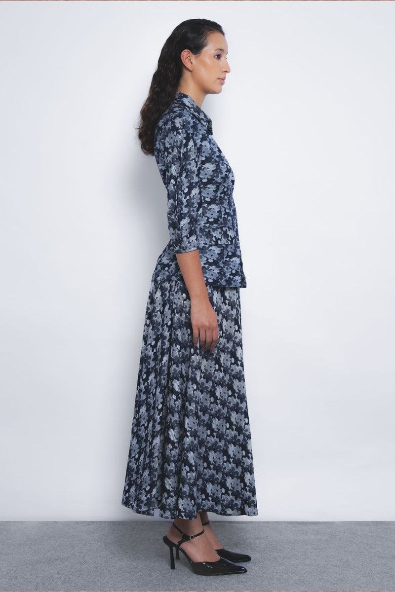 Ivy Top - Indigo mul by Leh Studios in multi color for women Worldwide