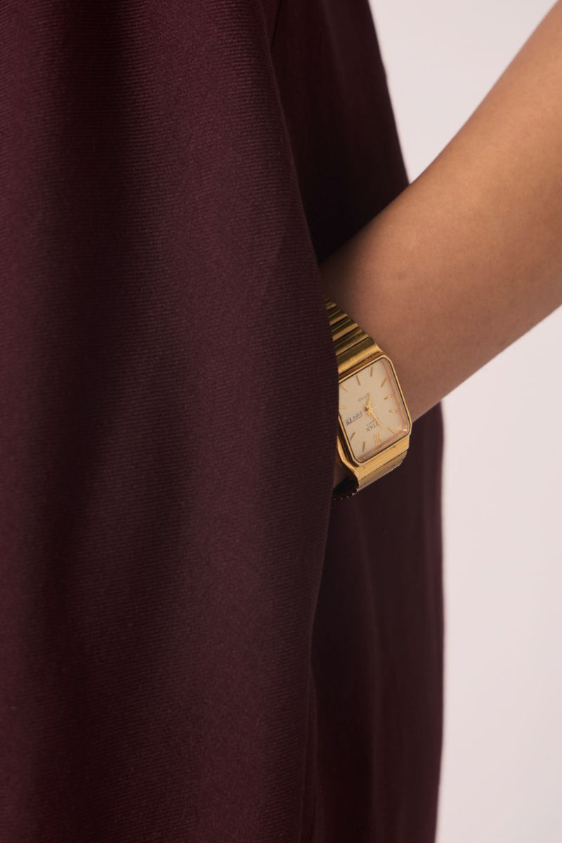 Izar Wine Silk One Shoulder Dress silk by The Summer House for women Worldwide