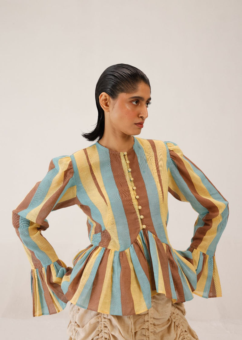 JAE TOP - STRIPER PRINT by CORD for women Worldwide