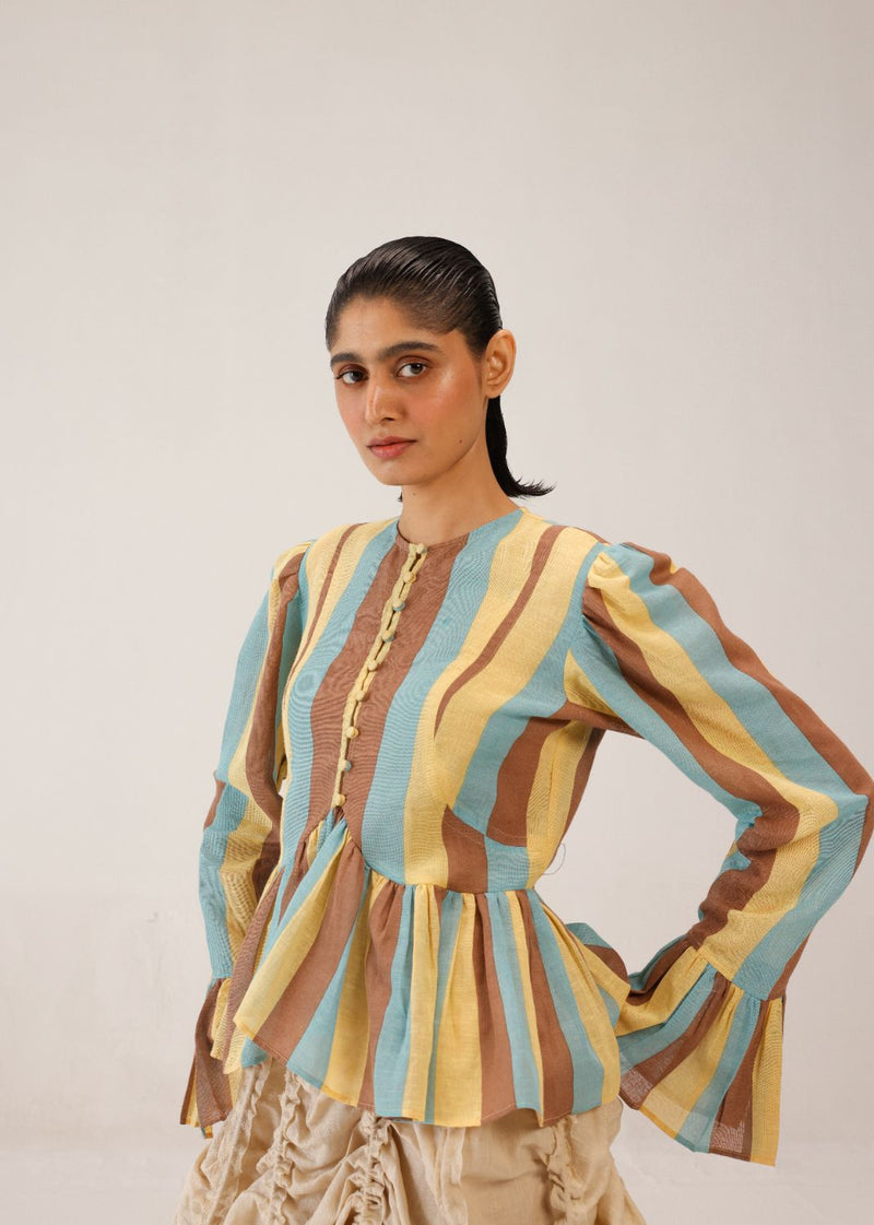 JAE TOP - STRIPER PRINT by CORD for women Worldwide