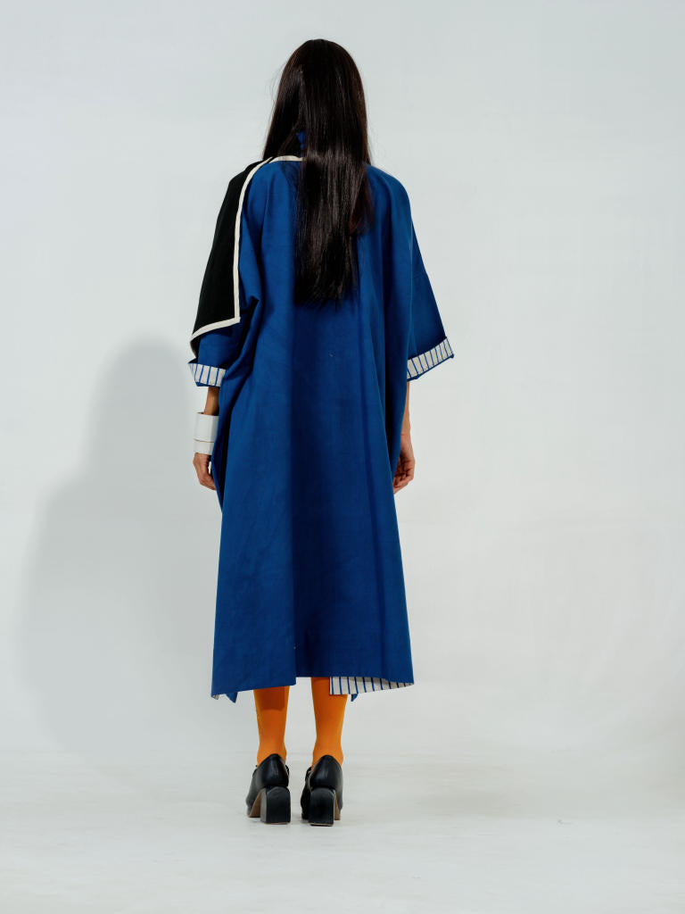Jasmine CB Dress cotton matty dresses by Stoique in electric blue, black, natural for women Worldwide