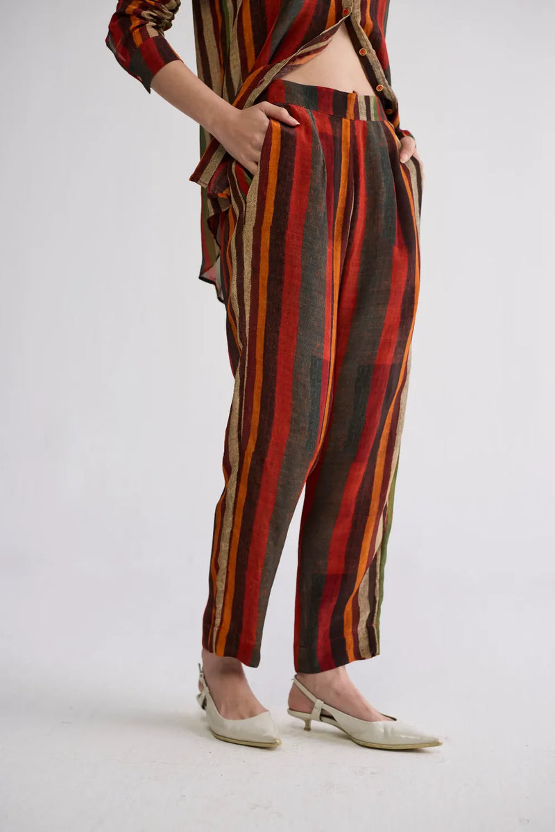 JILIAN CO-ORD SET crepe co-ord set by YAM in multicolor for women Worldwide