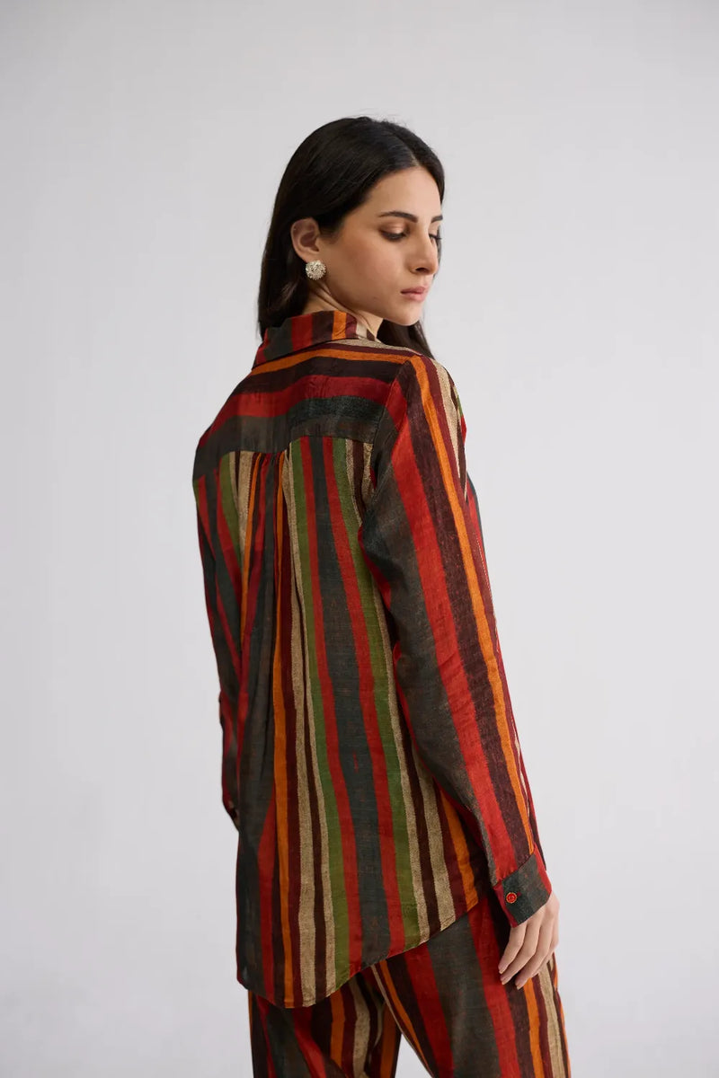 JILIAN CO-ORD SET crepe co-ord set by YAM in multicolor for women Worldwide