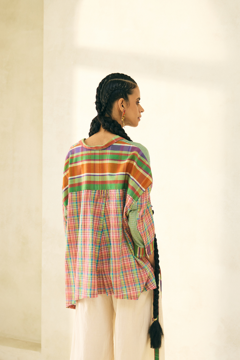 Jimmy Set cotton by SWATTI KAPOOR in multi color for women Worldwide
