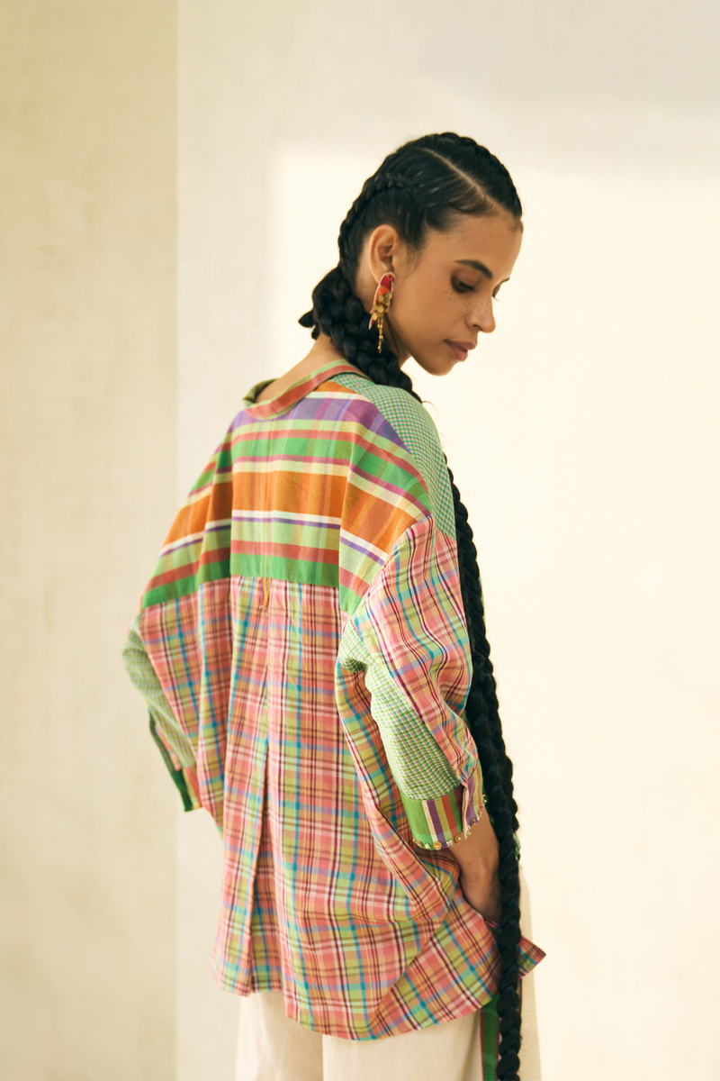 Jimmy Set cotton by SWATTI KAPOOR in multi color for women Worldwide