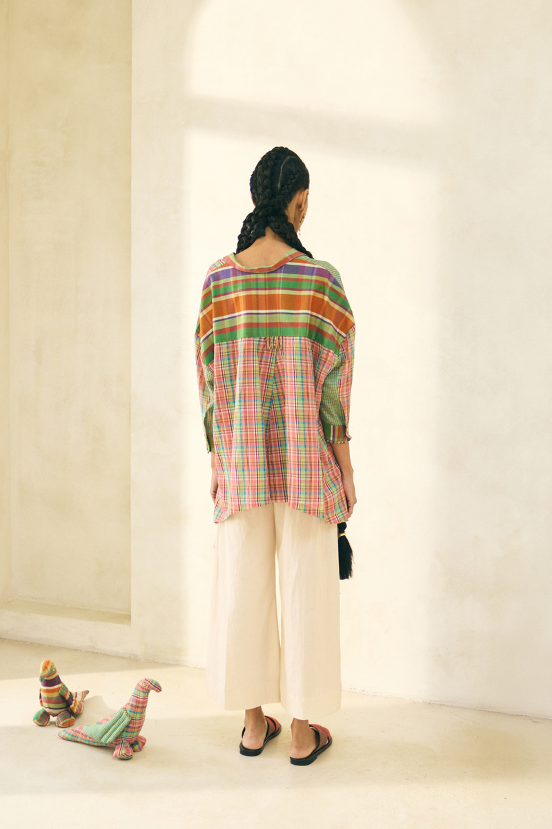 Jimmy Set cotton by SWATTI KAPOOR in multi color for women Worldwide