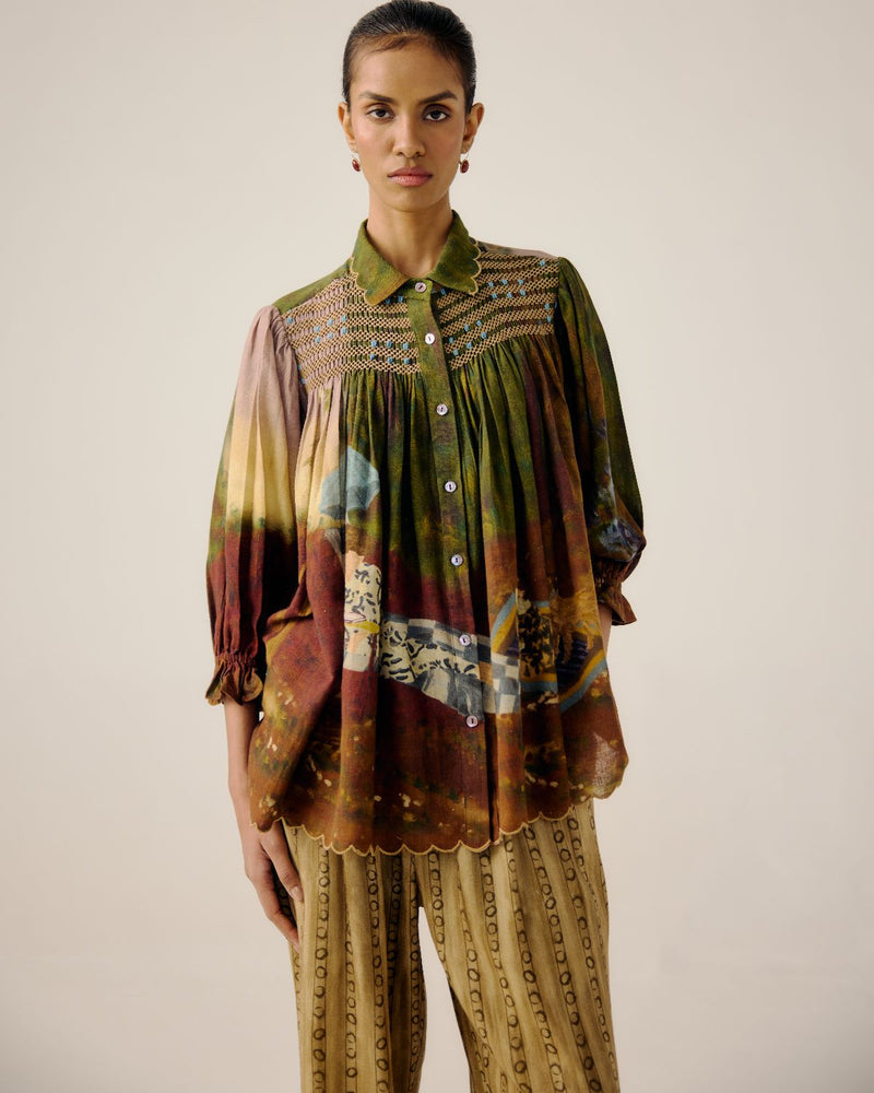 JUDY SHIRT-Lakeside cotton by CORD for women Worldwide