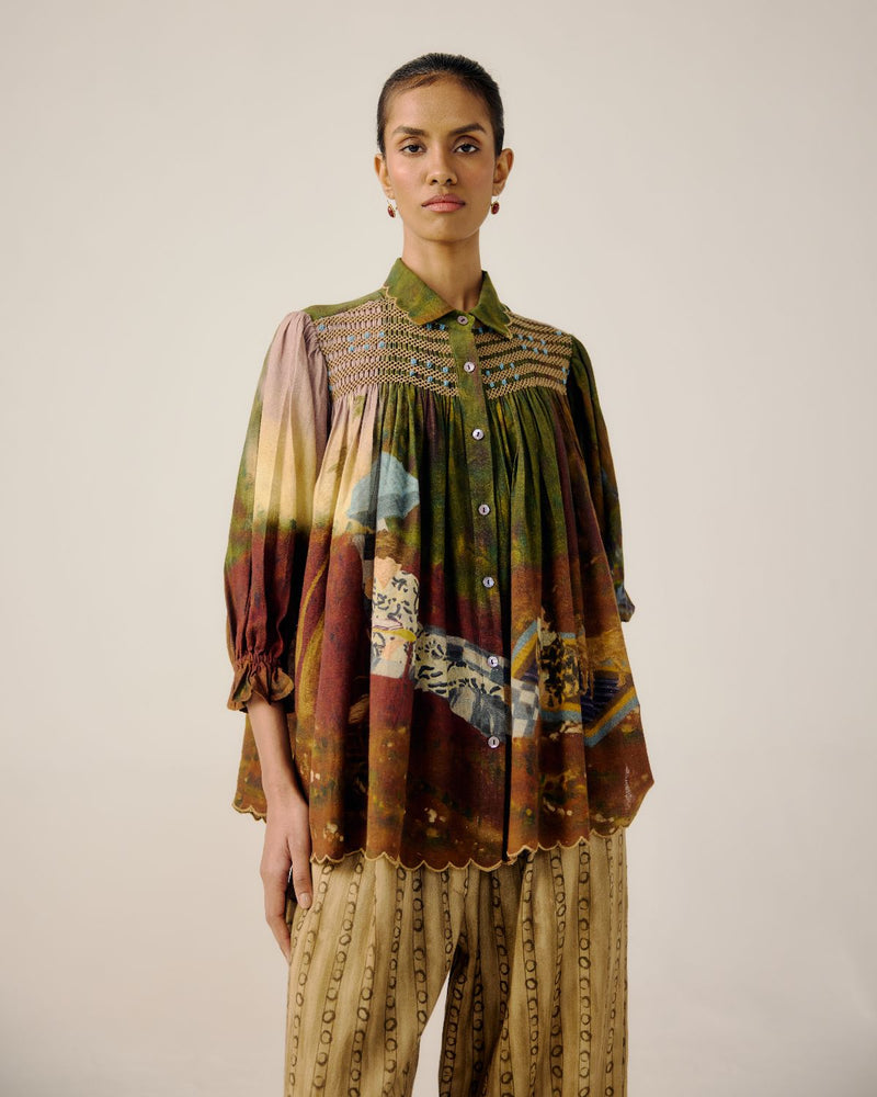 JUDY SHIRT-Lakeside cotton by CORD for women Worldwide
